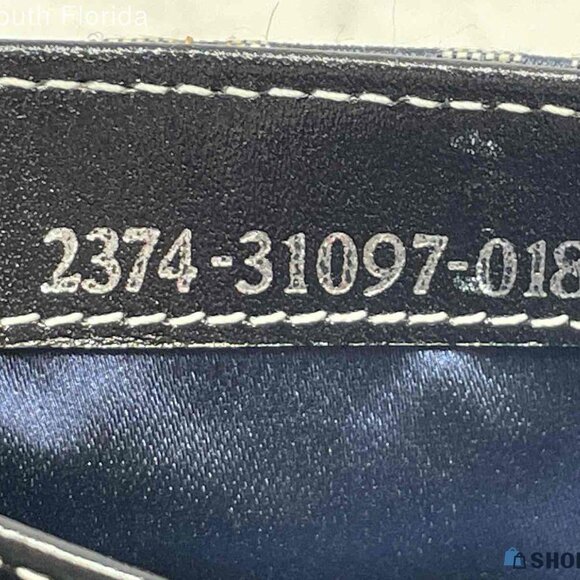 Fendi Gray Zucca Monogram Card Holder Inner Pocket Snap Clutch Baguette - Picture 5 of 15